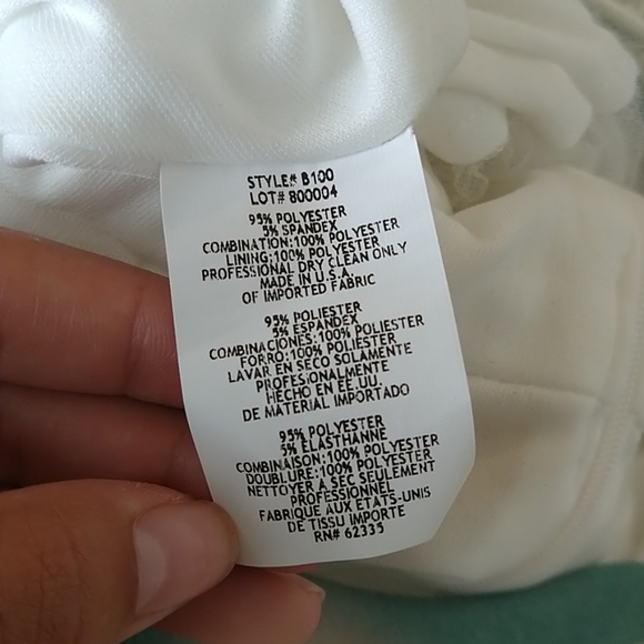 Off-White Flower Printed Dress - Picture 4 of 4